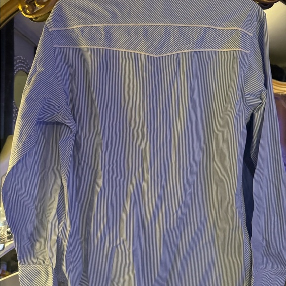 BKE Blue Striped Button-Up Shirt - Picture 5 of 7